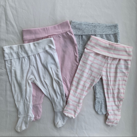 Old Navy Other - Old Navy Footed Pants set of 4 3-6 months